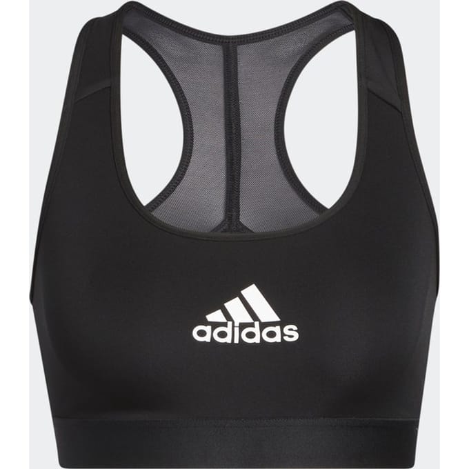 adidas Maat M Performance Powerreact Training Medium-Support Beha - Dames - Zwart- M A-C