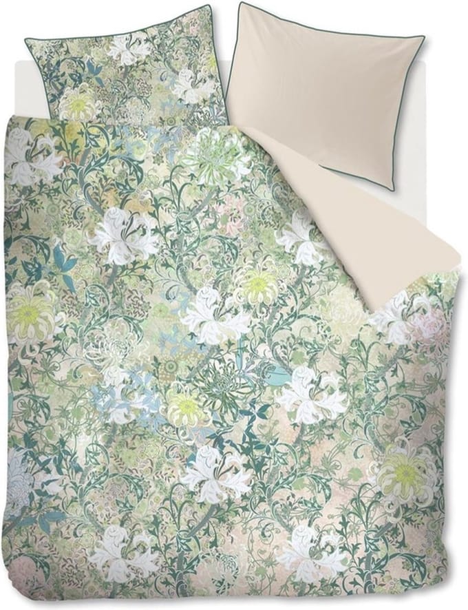 Kardol Lloyd Park dekbedovertrek - Tweepersoons - 200x200/220 - Groen