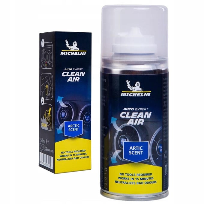 Reiniging Ontsmetting Airconditioning Michelin Arctische Geur 150 Ml