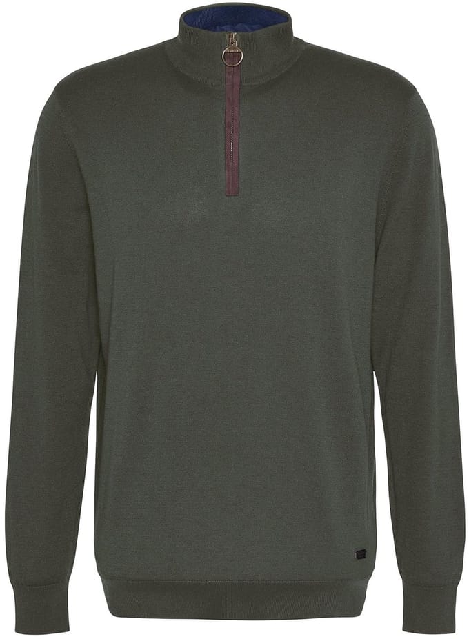 Barbour Bayfield Knitted Half Zip Jumper M