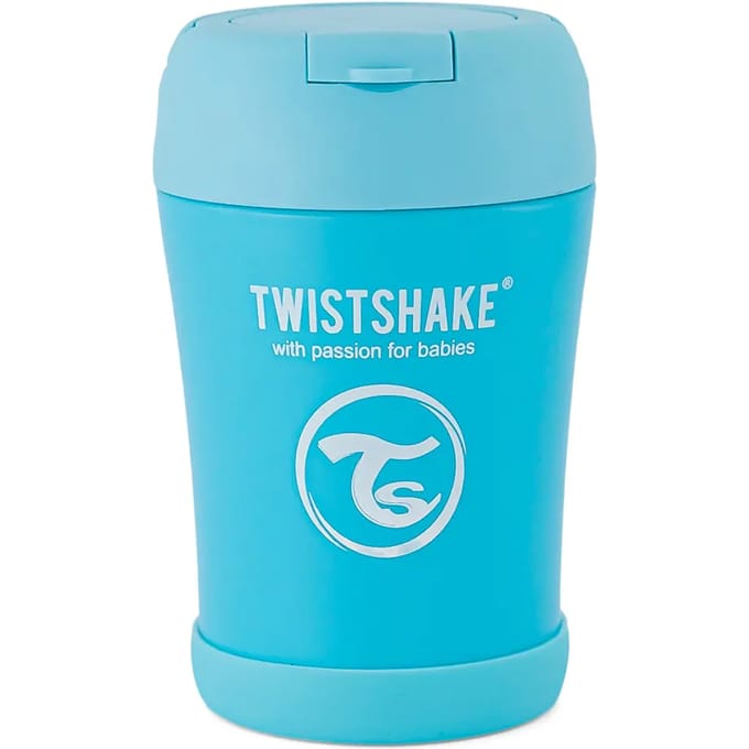 Twistshake Insulated Food Container 350ml Thermosfles Blauw Kinderen