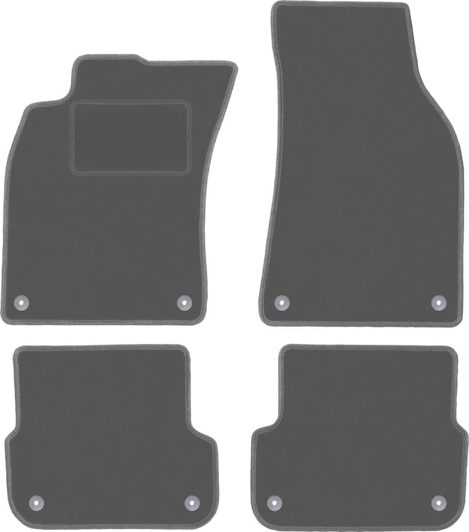 Grafiet automatten voor: Audi A6 C6 sedan, stationwagen, avant (2004-2006)