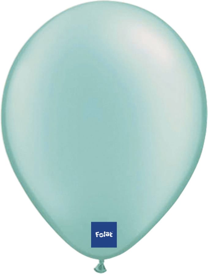 Folat - Folatex ballonnen Turquoise 30 cm 50 stuks