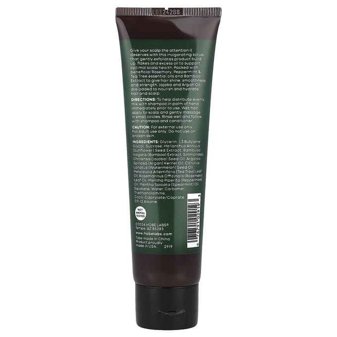 Energizer™ Hoofdhuid Scrub, Rozemarijn Munt & Tea Tree, 170G (6Oz) gray