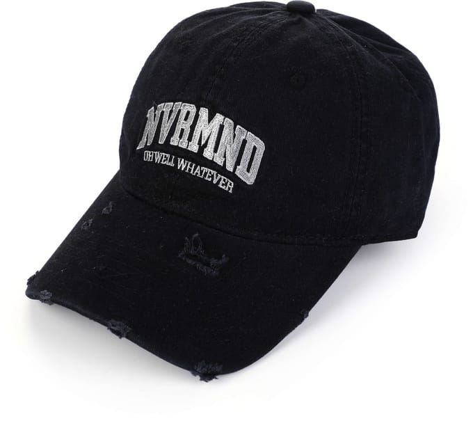 Pet NVRMND Oh Well Whatever - dames mode - accessoires - 100% Katoen Zwart Verstelbaar