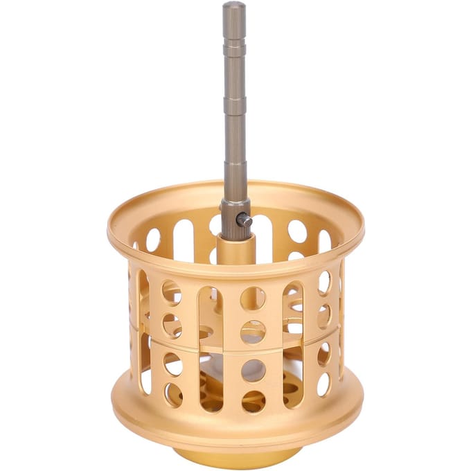 Roue Accessoire de Moulinet de Pêche à Bobine Bordée Conversion Profil Bas Tout Métal(d'or ) or