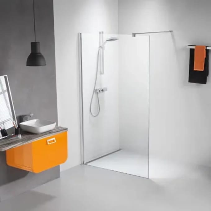 Sealskin Impact Inloopdouche Walk In Type A3 1000mm Chroom/zilver Hoogglans | 8mm Helder Veiligheidsglas