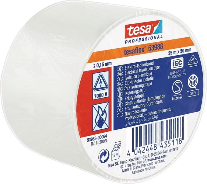 Tesa 56201 Isolatietape Wit