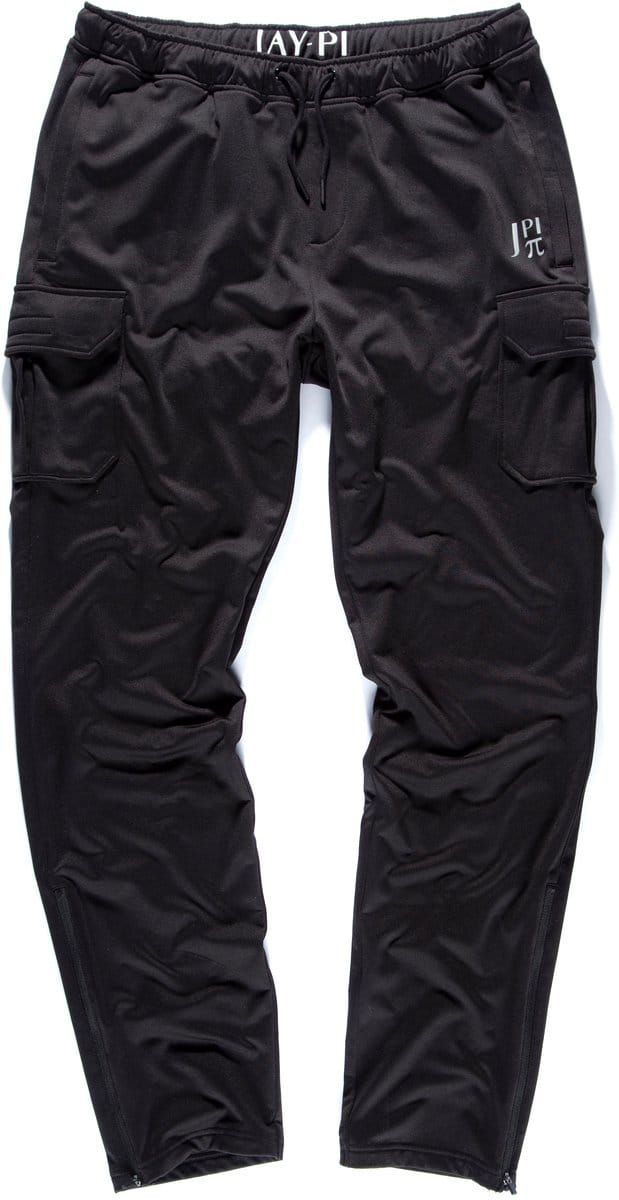 JAY-PI - Heren - Functionele cargobroek outdoor basic fit - Zwart - Maat L