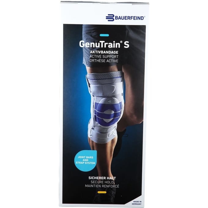 Bauerfeind GenuTrain S Titan Knie Links Maat 2 1 Verband(en)