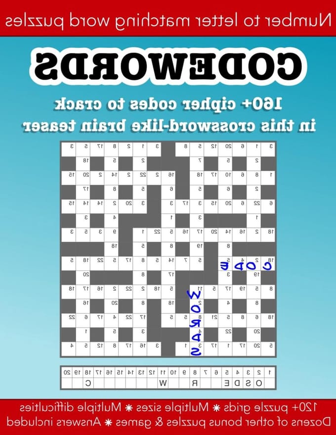 Woordspel Puzzelboek - Cijfer Codes - Hersenen Trainen - 160+ Puzzels - 104 Pagina's - Multicolor