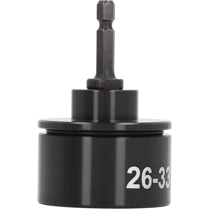 Tête de machine électrique de scellage de bouchons 26 ?Bit de machine à capsuler de bouteilles de 33 mm pour aliments, boissons, cosmétiques