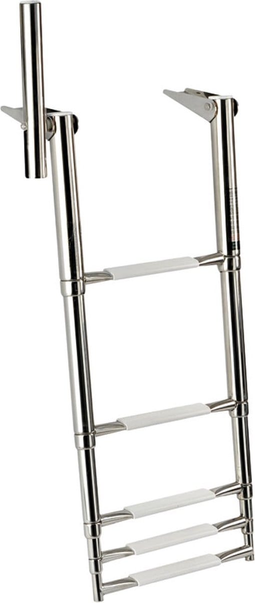 Osculati telescopische RVS Zwemtrap 43x140cm met Handgreep