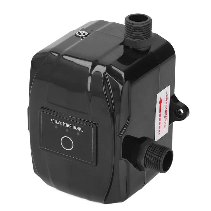 Waterdrukverhogingspomp 25m Hoge Opvoerhoogte 35Lmin Stille Permanente Magneet Boosterpomp voor Thuis