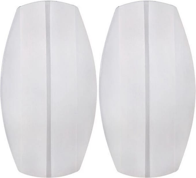 KELERINO. Comfortabele Silicone Schouder Pads voor BH-Bandjes BH accessoire - Transparant