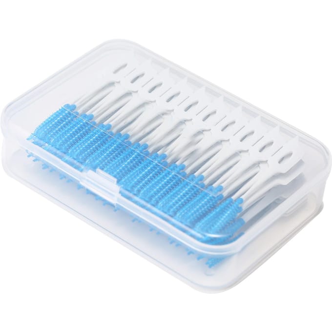 Anself 160PCS Interdentale ragers Ultrastrakke haren Tand Interdentale reinigers Siliconen