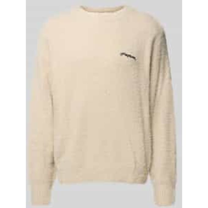 Gebreide pullover met ronde hals, model 'Vernen'