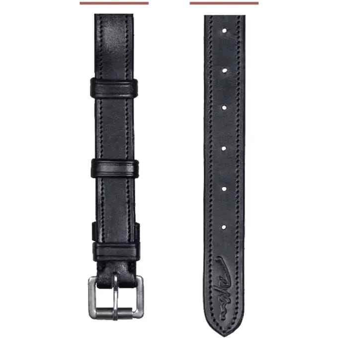 Combinatie neusriem leren riem voor paarden Dy'on Pull-Back