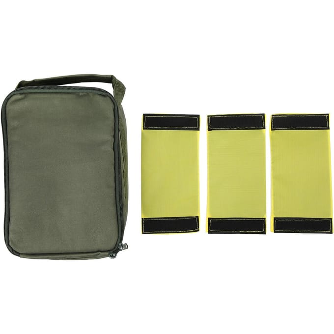 Sac de rangement pour moulinet de pêche 4 ?Étui de rangement zippé pour articles de pêche yellow