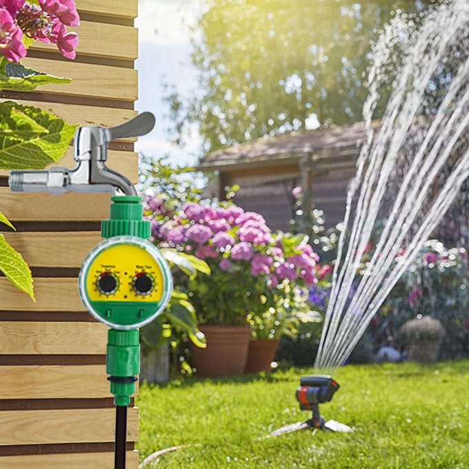 Irrigatie Water Timer Controller Tuin Elektronische Programmeerbare Automatische Watergeef Timer groen