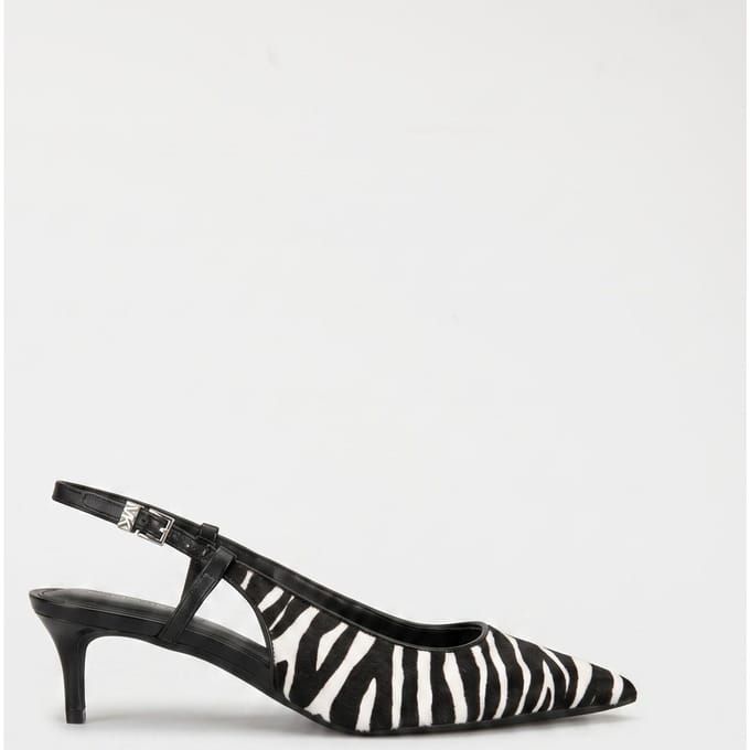 Michael Kors Doreen Flex Kitten Sling Black/white size 40 | Outlet | Women | Black
