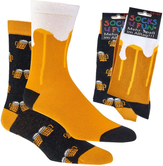 6 Paar - Katoenen Sneakersokken - Lycra® - Socks4fun - Zwart