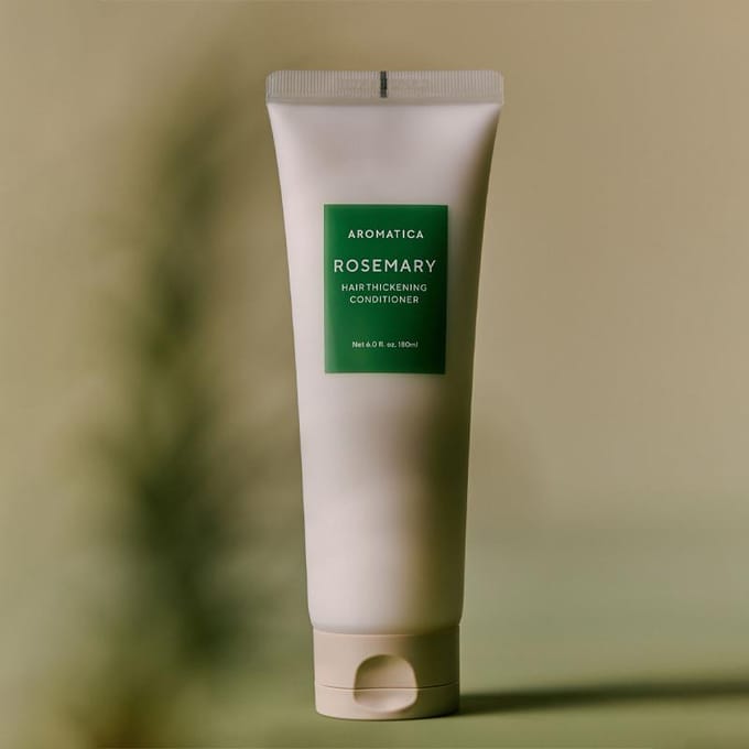 [AROMATICA] Après-shampoing épaississant au romarin 180ml white