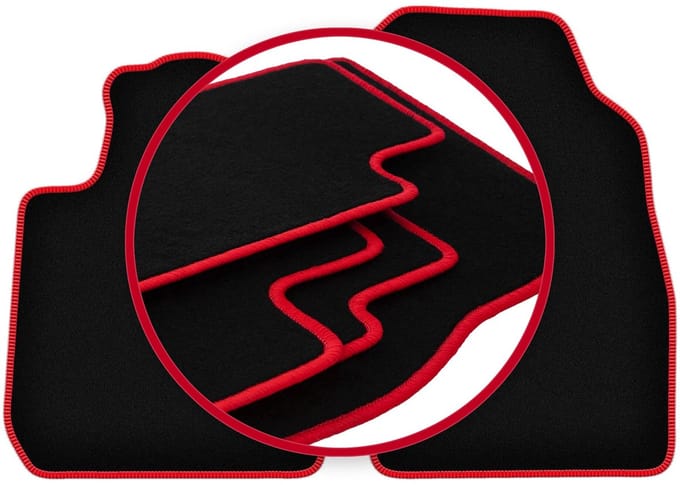 CARLUX-RED automatten voor: Ford StreetKa cabriolet (2003-2006)