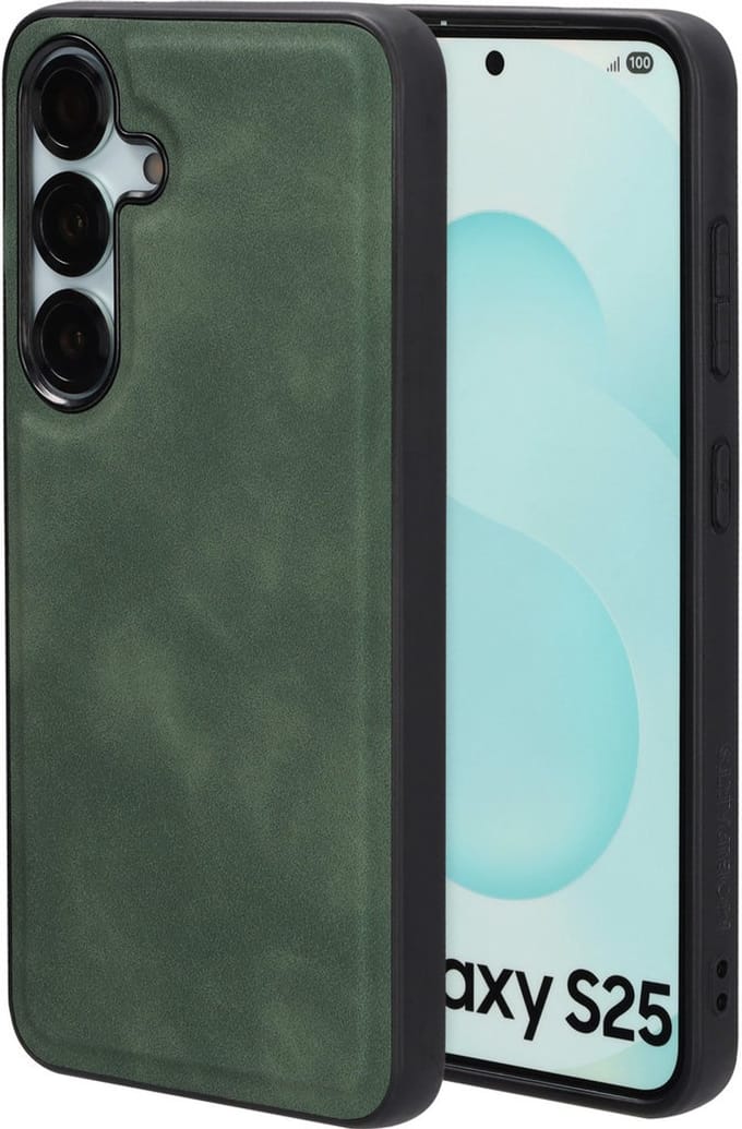 Mobiparts Classic Backcover geschikt voor Samsung Galaxy S25 Emerald - Groen - MagSafe