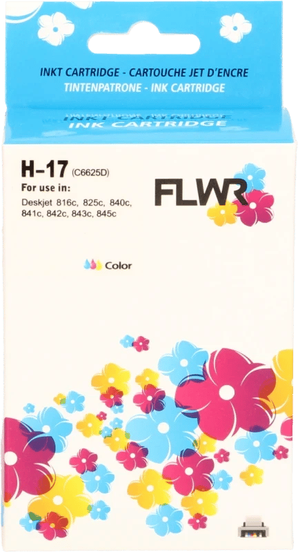 FLWR - Inktcartridge / 17 / Kleur - Geschikt voor HP