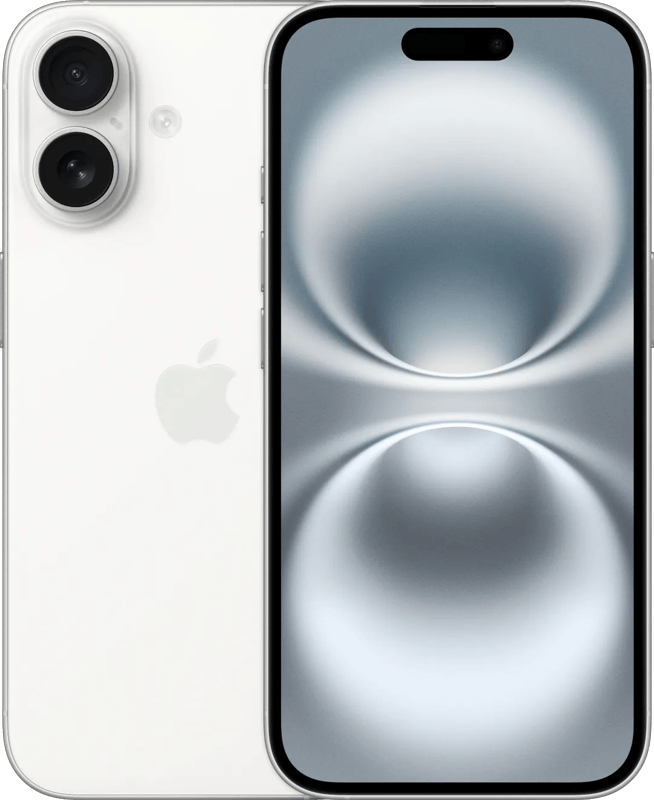 Apple iPhone 16 - 128GB - Wit