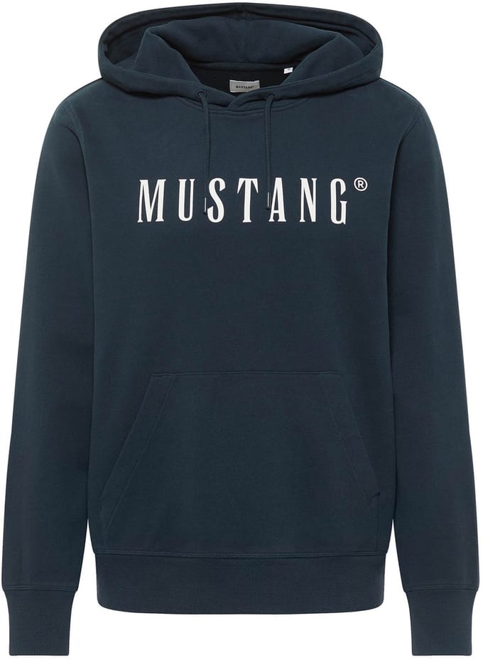 Mustang Heren Sweatshirt BRONSON regular fit Blauw 3XL Volwassenen