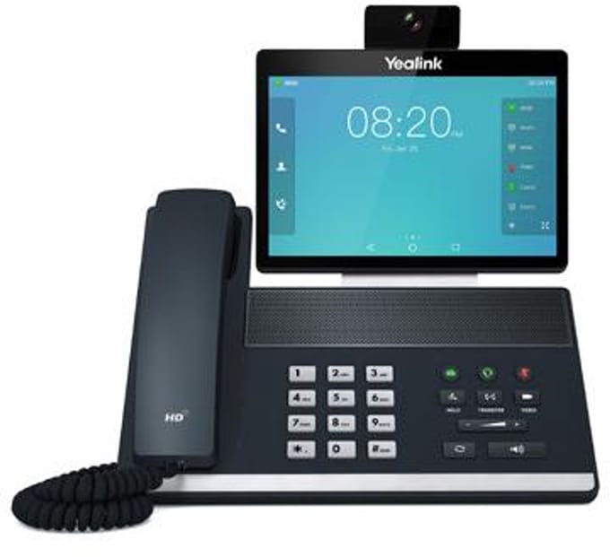 Yealink VP59 - IP video phone - with digital camera Bluetooth interface with caller ID - 3-way call capability