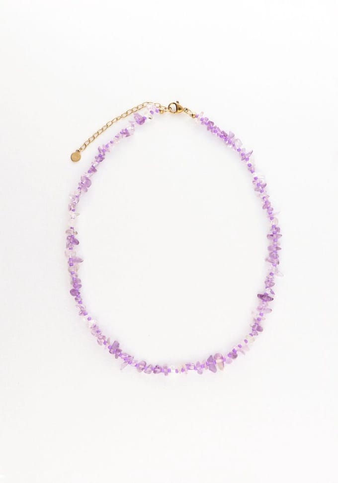 Notre-V Omss22-013 Sieraden Dames - Lila - Maat ONESIZE