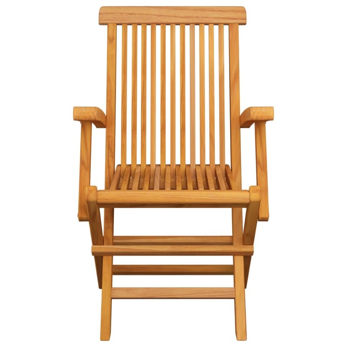 vidaXL - Klapstoelen - 6 - stuks - van - massief - teakhout