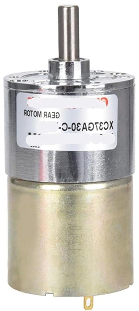 Verloopmotor - Kleine elektromotor - Snelheidsregeling - Hoog koppel - 12 V - Zilver