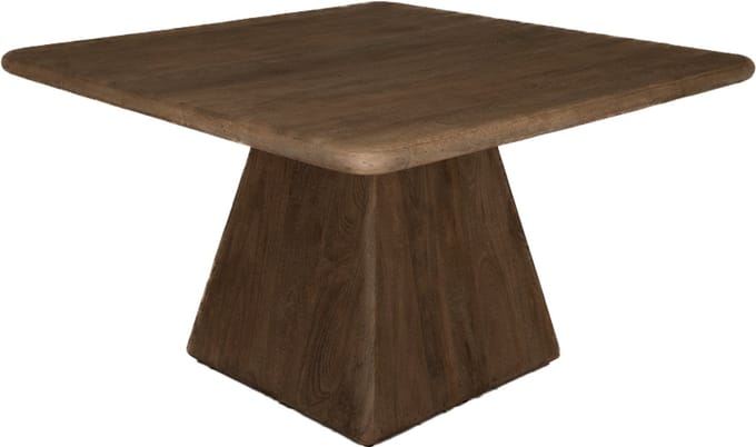 Tower Living Eetkamertafel Asti Vierkant Bruin 130cm