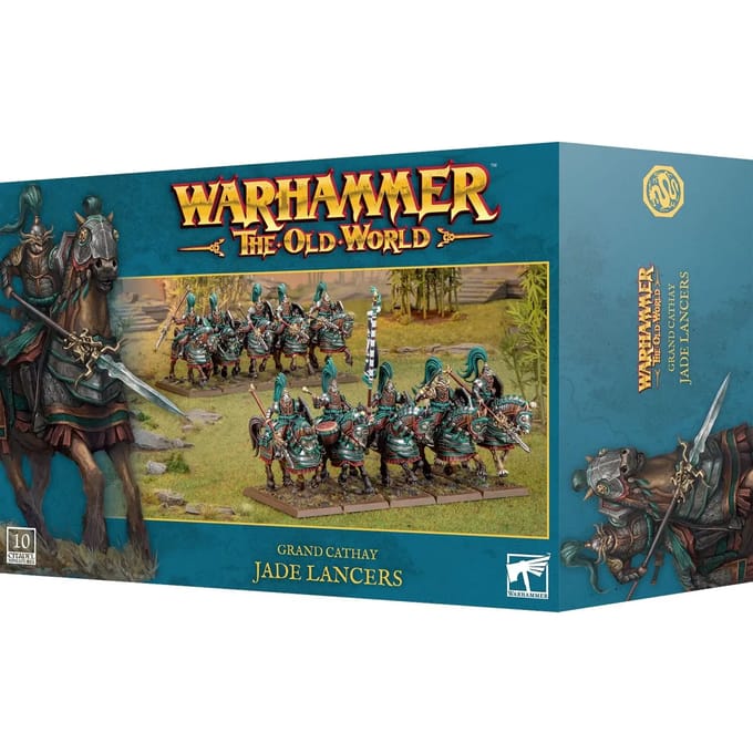 Beeldje Games Workshop Warhammer ToW - Grand Cathay Lanciers de Jade