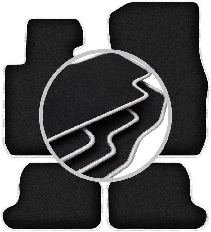 CARLUX-SILVER automatten voor: BMW 1 F23 cabriolet (2011-2019)