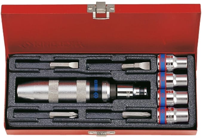 King Tony slagmoersleutelset met bits en doppen (8-14 mm)