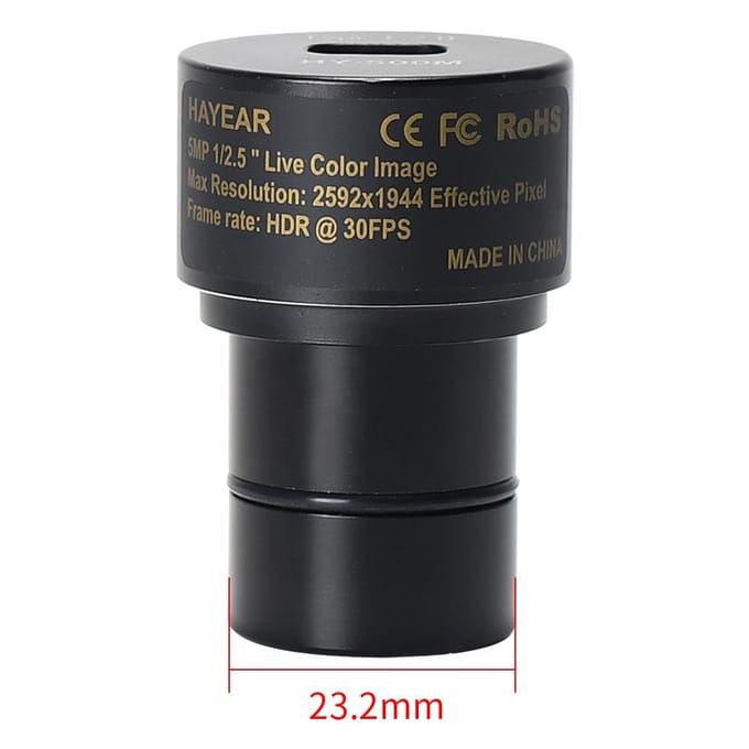 5MP CMOS USB2.0 Microscoop Camera Digitaal Elektronisch Oculair Gratis Driver Microscoop Hoge Snelheid zwart
