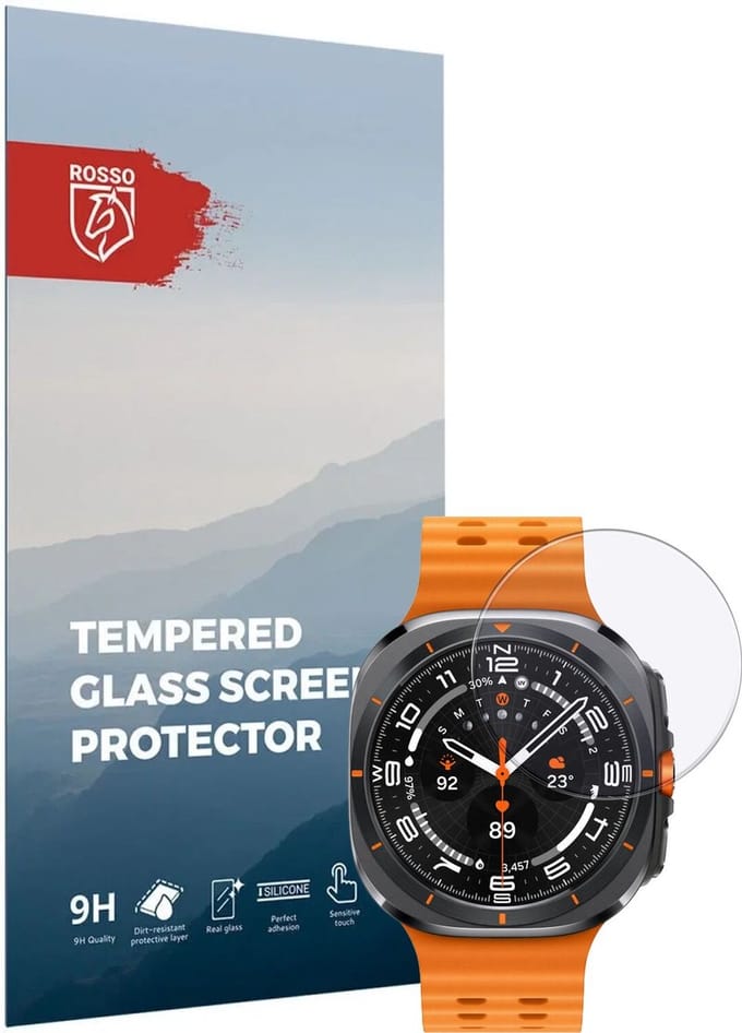 Rosso 9H Tempered Glass - Screen Protector Geschikt voor Samsung Galaxy Watch Ultra