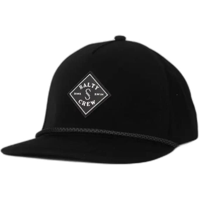 Salty Crew Long Range Snapback Cap zwart