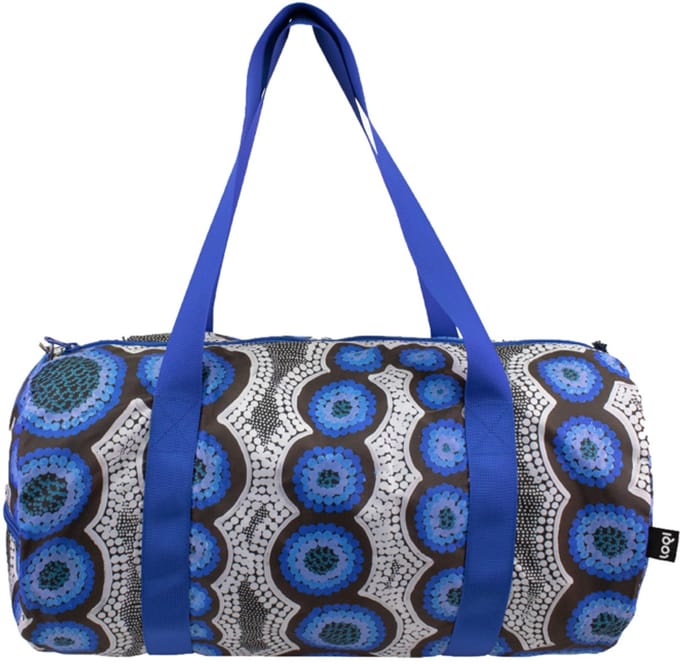 LOQI Weekender Large - Water Dreaming Blue gerecycled