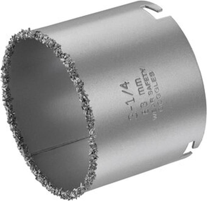 IRIWN TCT gatzaag, diameter 83mm, voor steen