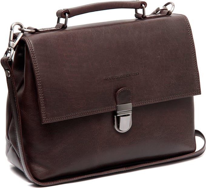 The Chesterfield Brand Schoudertas Renata Shoulderbag Brown Donkerbruin