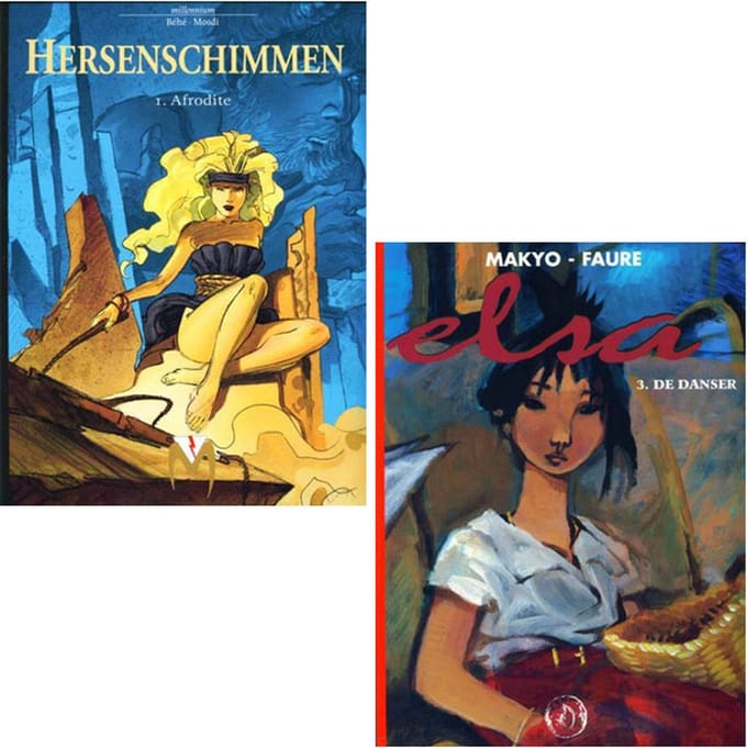 Strippakket Hersenschimmen / Elsa (2 Stripboeken)
