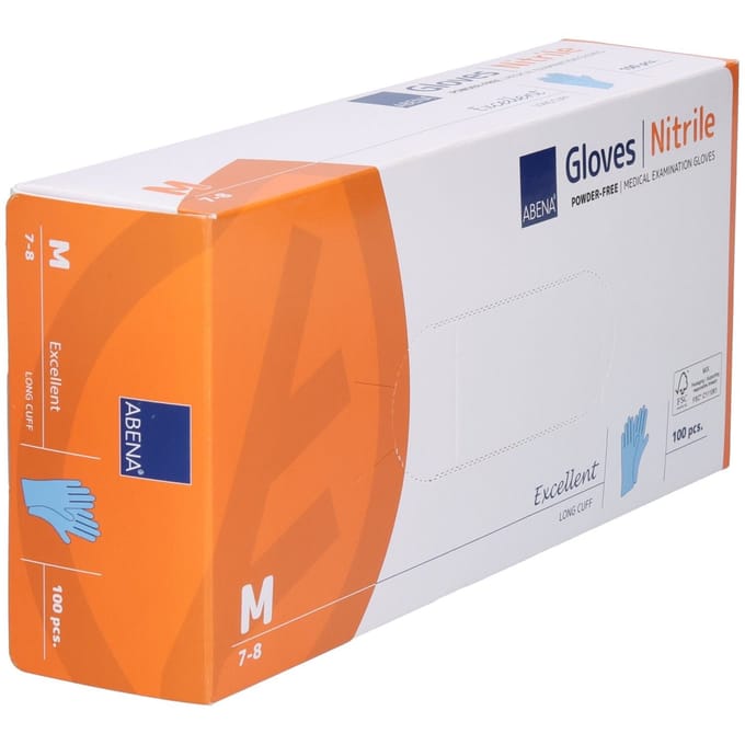 ABENA Gants d'Examens en Nitrile 100 Handschoenen