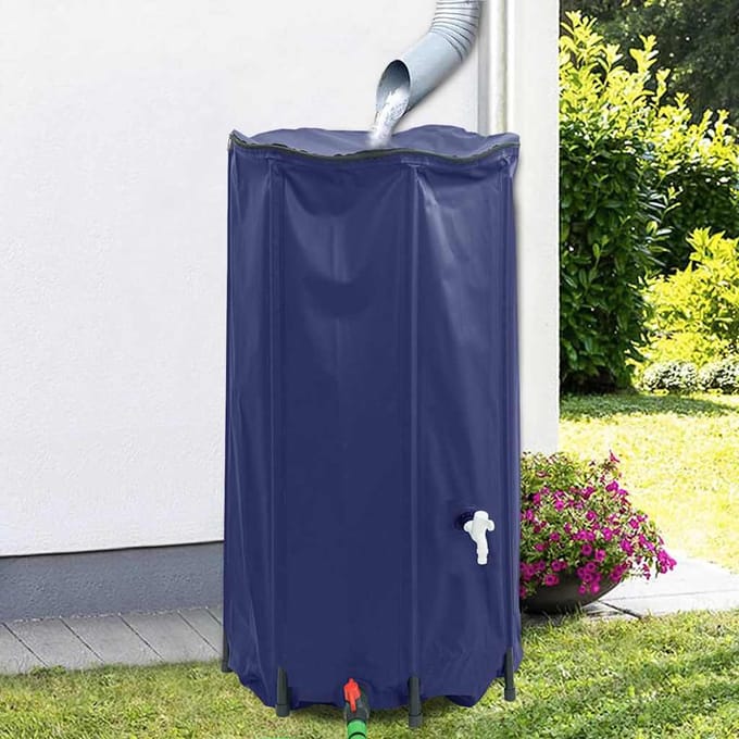 vidaXL Watertank met kraan opvouwbaar 250 L PVC