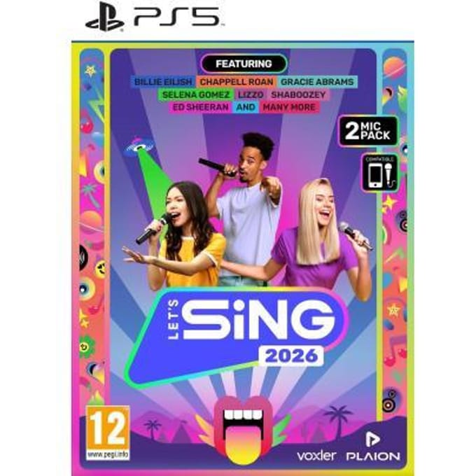 Let's Sing 2026 + 2 Microphones - Sony PlayStation 5 - Muziek